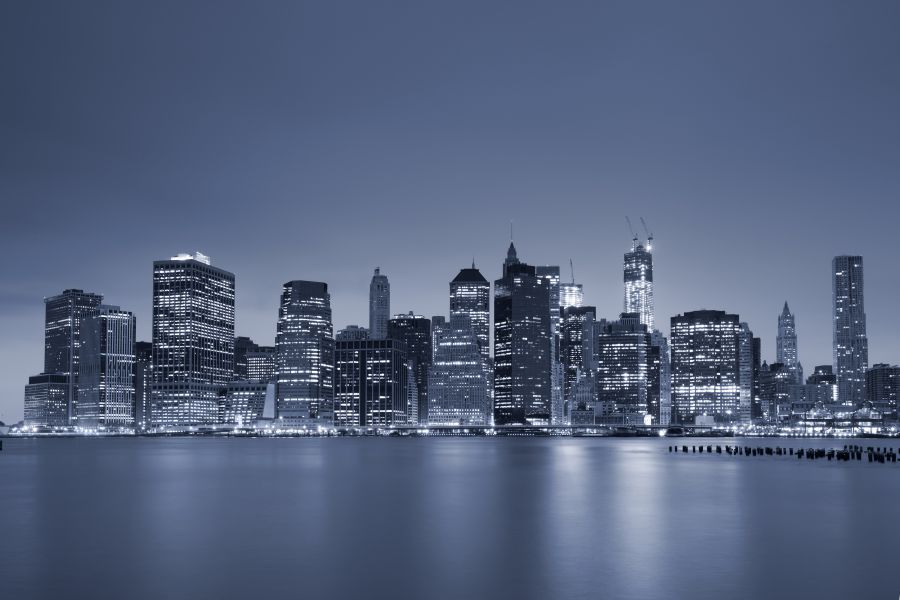 Фотообои Манхэттен в серых тонах