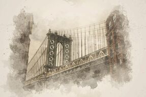 Фотообои Нарисованный мост