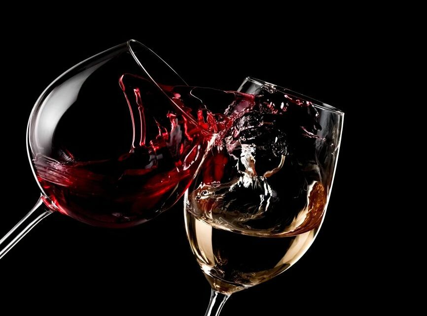 Картина на холсте Бокалы с вином, арт hd1481201