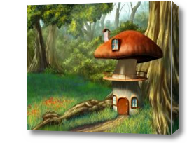 Картина Лесной домик