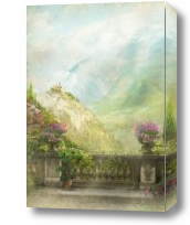 Картина Цветущая терраса