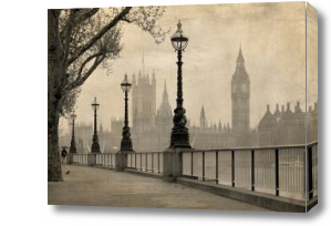 Картина Туманный Лондон